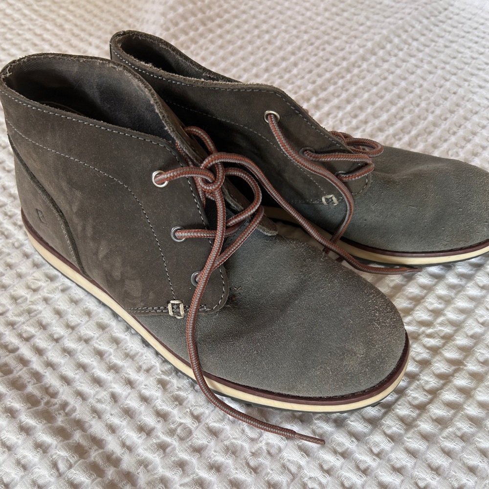 Sperry Dark Gray Boys Chukka Boots
